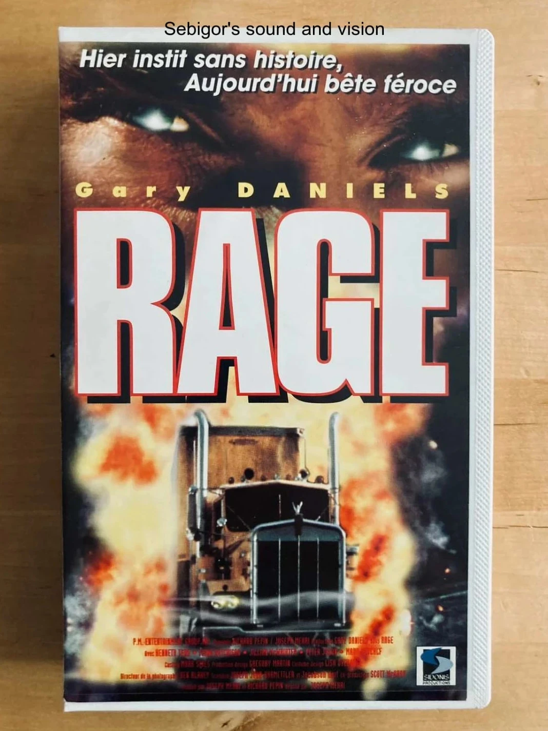 Cassette VHS Rage.